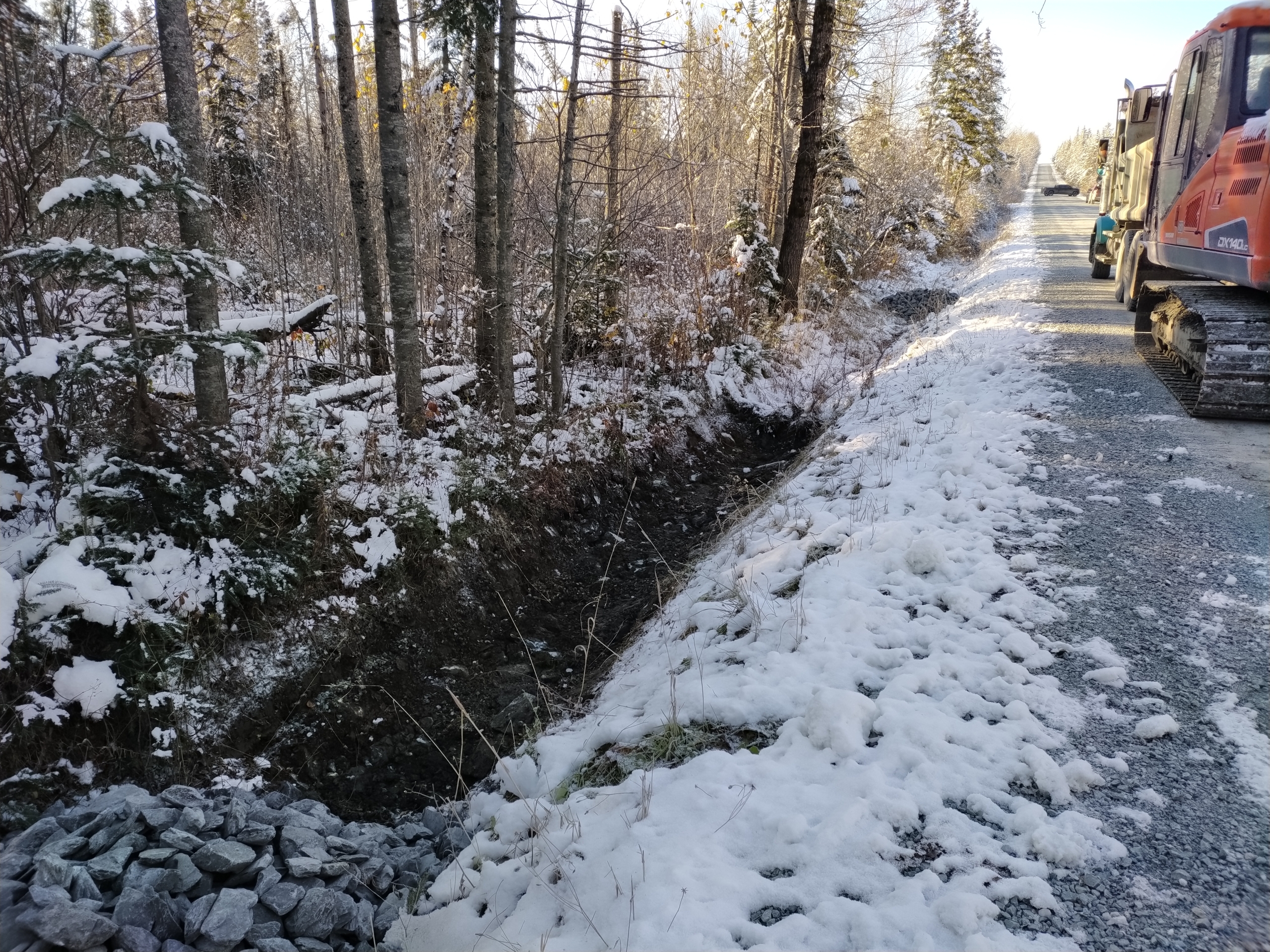 Bassin de sedimentation à Adstock