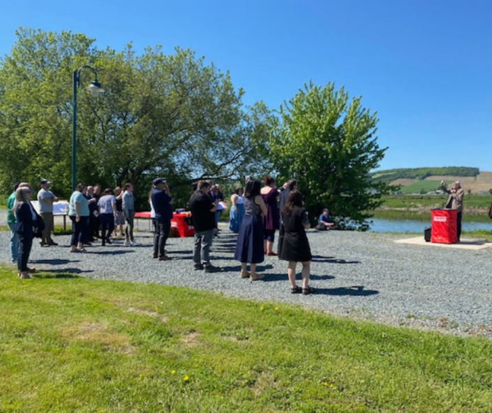 lancement route bleue St-Joseph